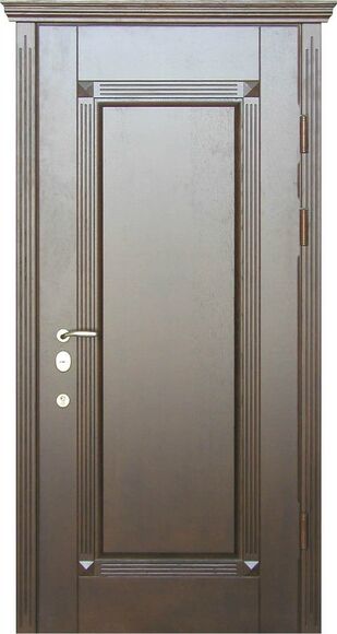 Металлическая дверь МДФ + МДФ №133 в квартиру
